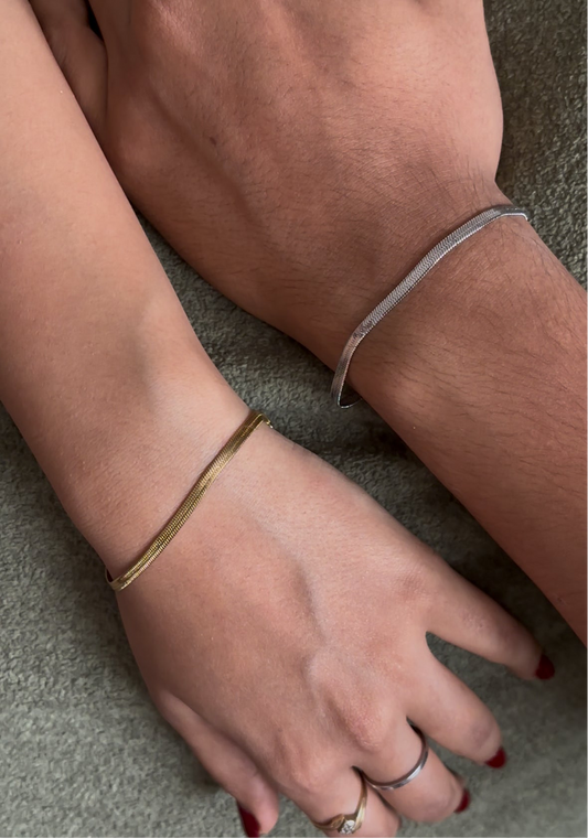 Snake chain bracelet combo