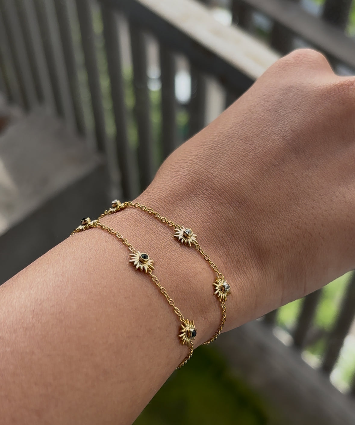 matching mini sun bracelet
