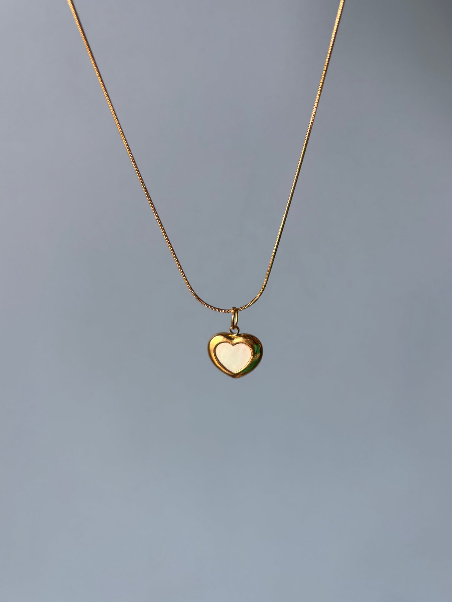 reversible heart necklace