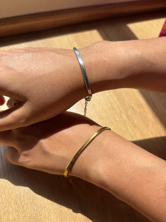 Snake chain bracelet combo