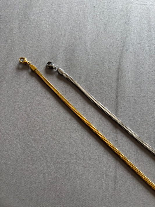 Snake chain bracelet combo