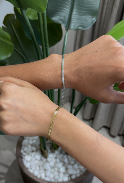 Snake chain bracelet combo