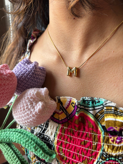 Initial necklace